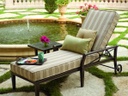 Andover Replacement Cushions - Adjustable Chaise Lounge - Waterfall Cushion Patio Furniture