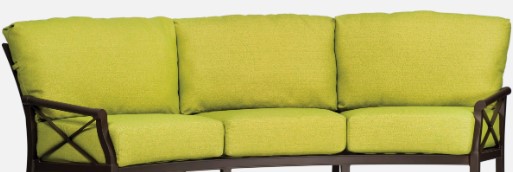 Woodard Andover Replacement Cushions - Crescent Sofa Outdoor Patio Furniture