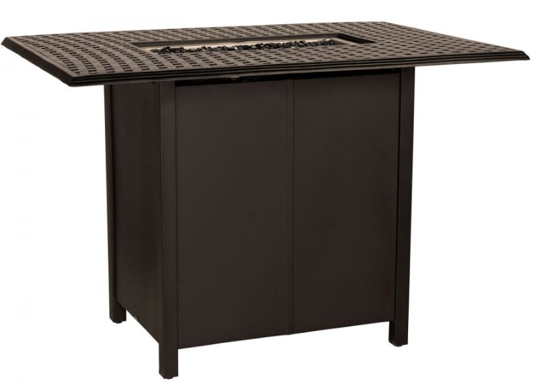 Hampton 42" x 60" Rectangular Fire Table Top with burner cover Outdoor Living
