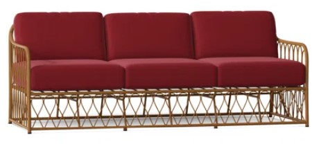 Cane Sofa Backyard Outdoor Living