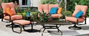 Cayman Isle Cushion Love Seat Outdoor Patio Furniture