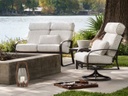 Cayman Isle Cushion Love Seat Backyard Outdoor Living