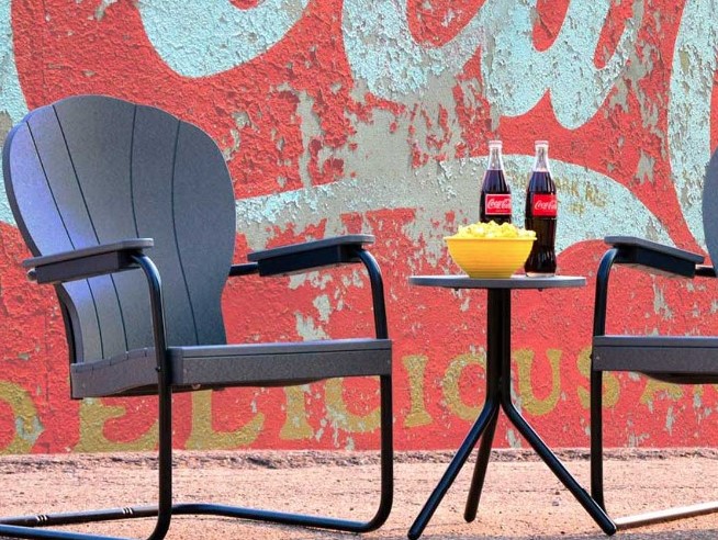 Hershy Way Poly Manchester Chair Retro Outdoor Living