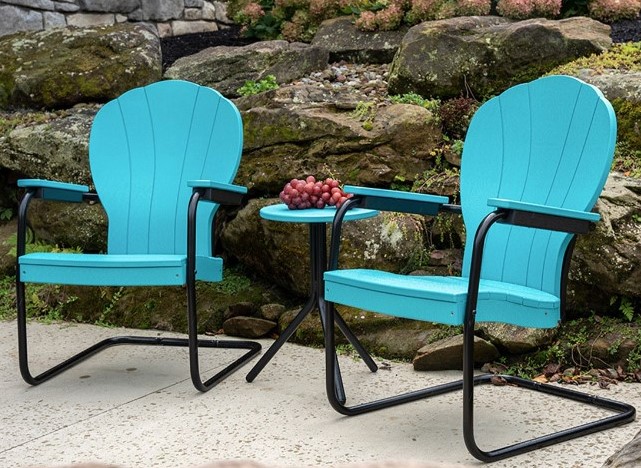 Hershy Way Poly Manchester Chair with Arms Outdoor Furniture