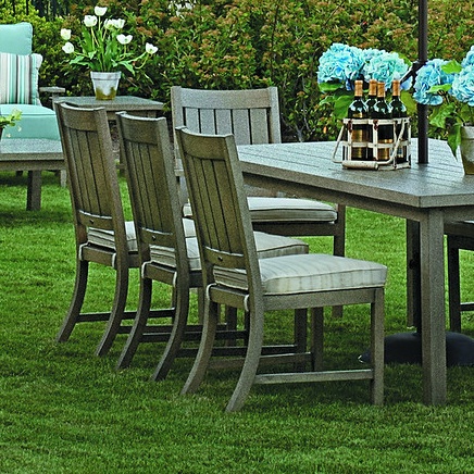 Club/Croquet Aluminum Side Chair Patio Furniture