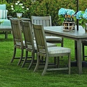 Club/Croquet Aluminum Side Chair Patio Furniture