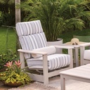 Outdoor Swivel Chair Leeward MGP Cushion Supreme Hidden Motion Swivel Rocker