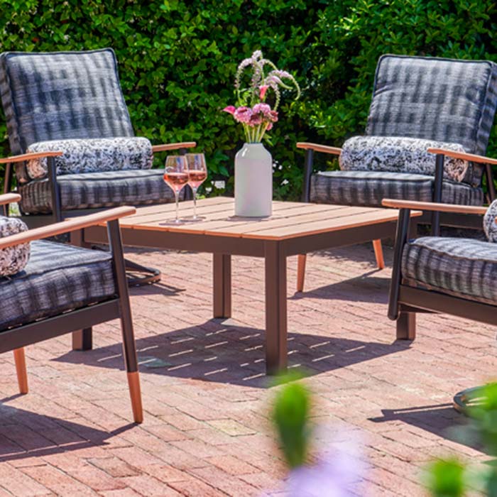 Polymer Top Attachable Accessory Patio Table