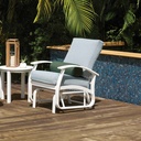 Belle Isle Cushion Single Seat Glider for Patio