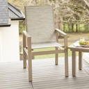 Vida Outdoor High-Back Sling Dining Chair
