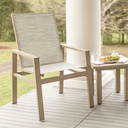 Vida High-Back Sling Dining Outdoor Chair