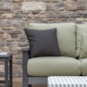 LH 24x24 Fitted Down Feather Throw Outdoor Pillow