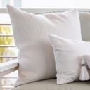 LH 24x24 Fitted Down Feather Throw Patio Pillow