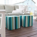 Lily Hive 16x16x16 Square Pouf for Patio