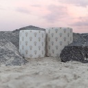 Lily Hive 18x18x18 Round Patio Pouf