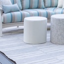 Lily Hive 18x18x18 Round Pouf for Outdoor