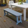 Carolina Preserves Four Seat Bench with No Back