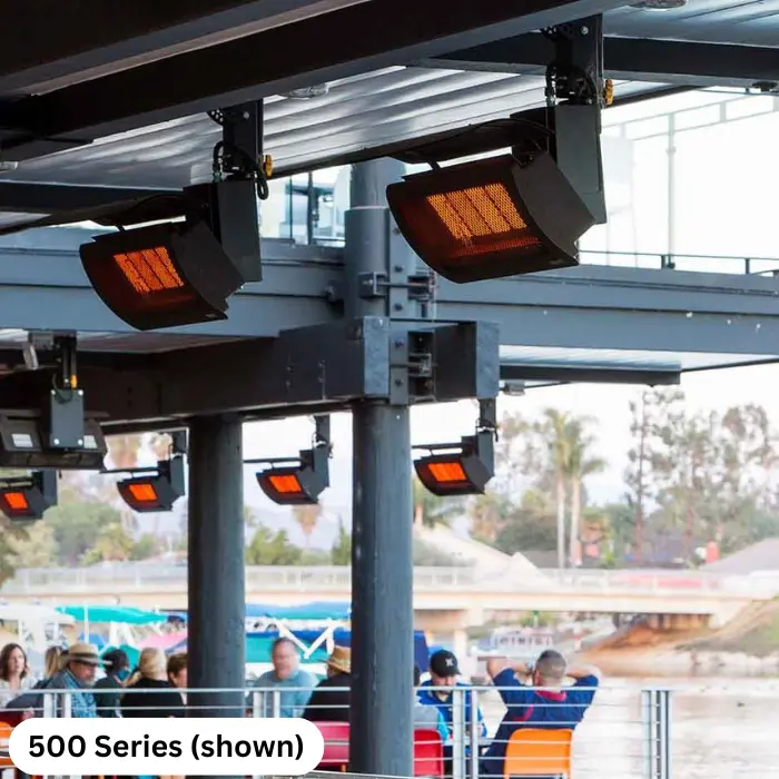 Bromic Heating Low Clearance Heat Deflector For Tungsten Smart-Heat 500 Series Gas Patio Heaters