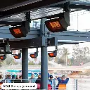 Bromic Heating Low Clearance Heat Deflector For Tungsten Smart-Heat 500 Series Gas Patio Heaters