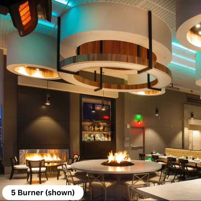 Bromic Tungsten Radiant 3 Burner Gas Heater 26000 BTU