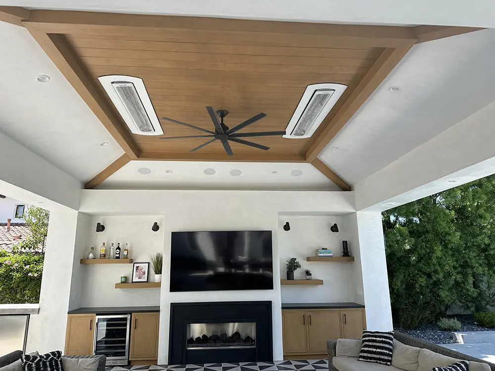 Bromic Tungsten Smart-Heat 4000 Watt Electric Patio Heater - 44" (Double Element)