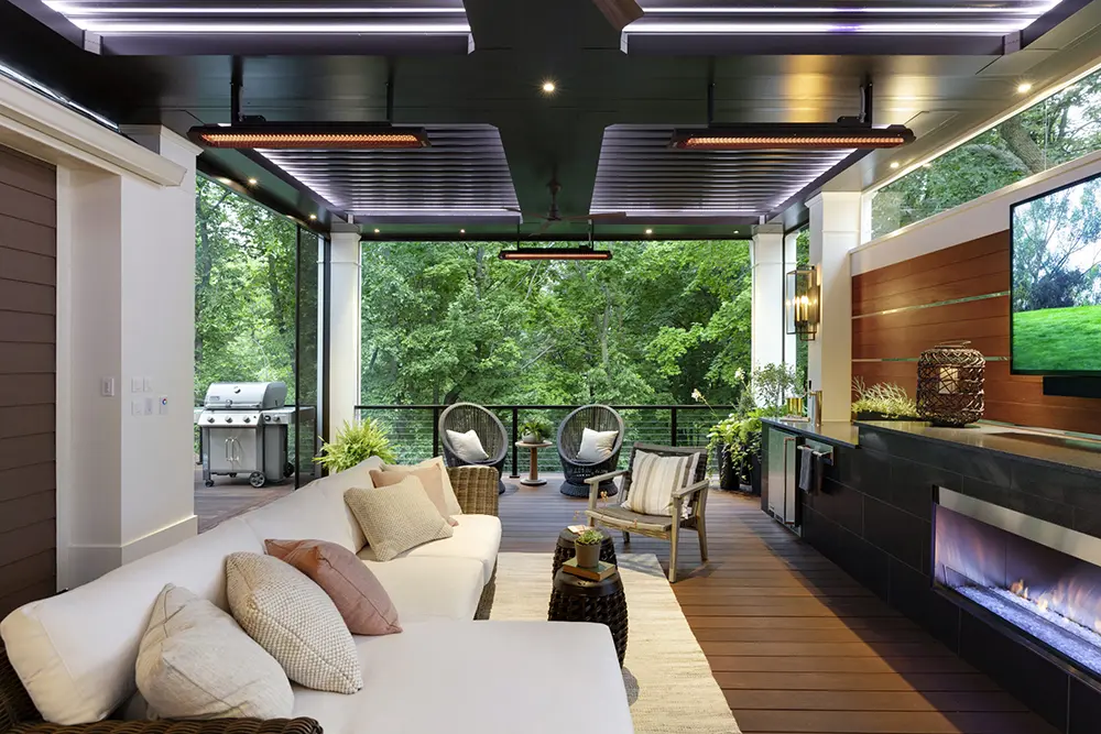 Bromic Tungsten Smart-Heat 6000 Watt Electric Patio Heater - 56" (Double Element)