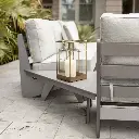 Angled Accessory Table