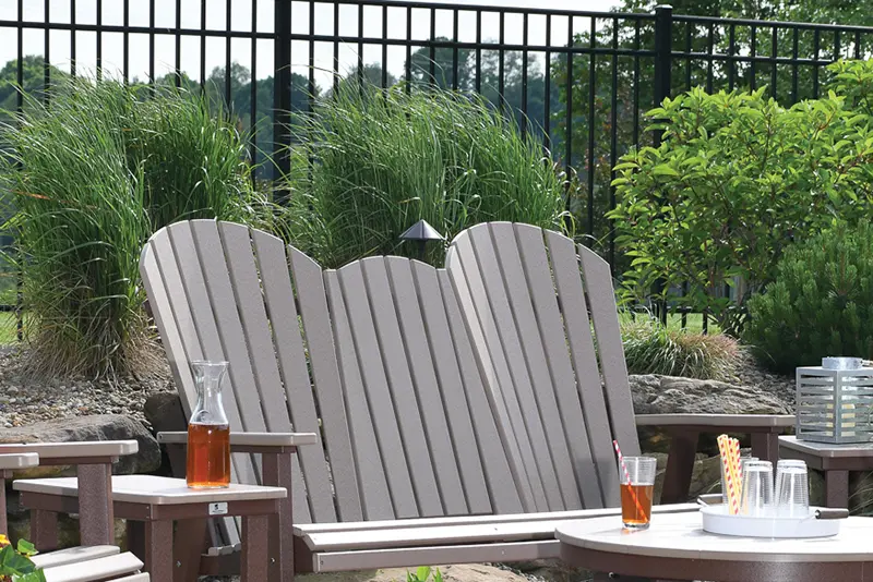 Comfo Back Three Seat Swing with Console