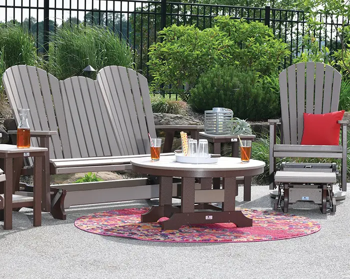 Gliding Footstool for adirondack chairs