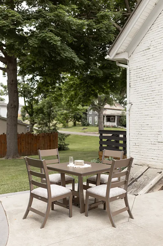 Hudson 40" Square Table Dining Height