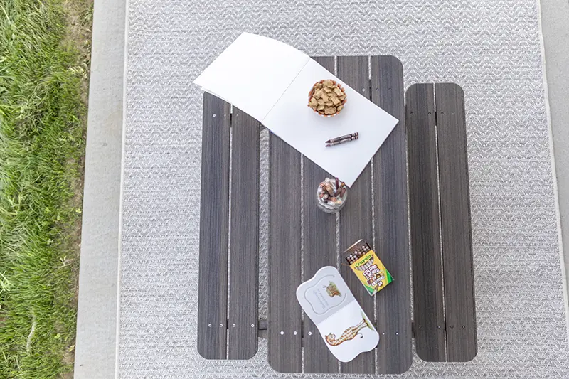 Kids Rectangular Picnic Table