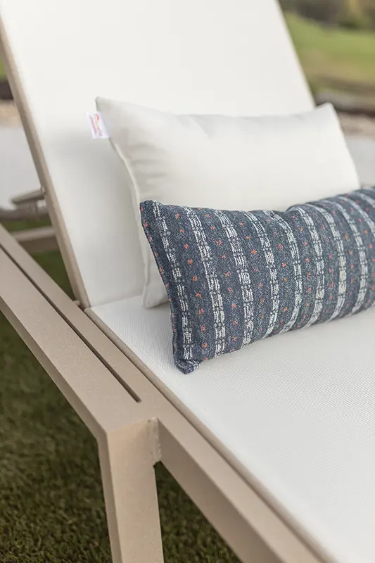 Lily Hive 9" x 22" Flanged Down Feather Throw Pillow