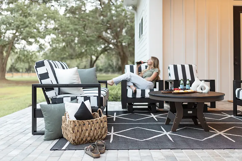 Nordic High Back Loveseat