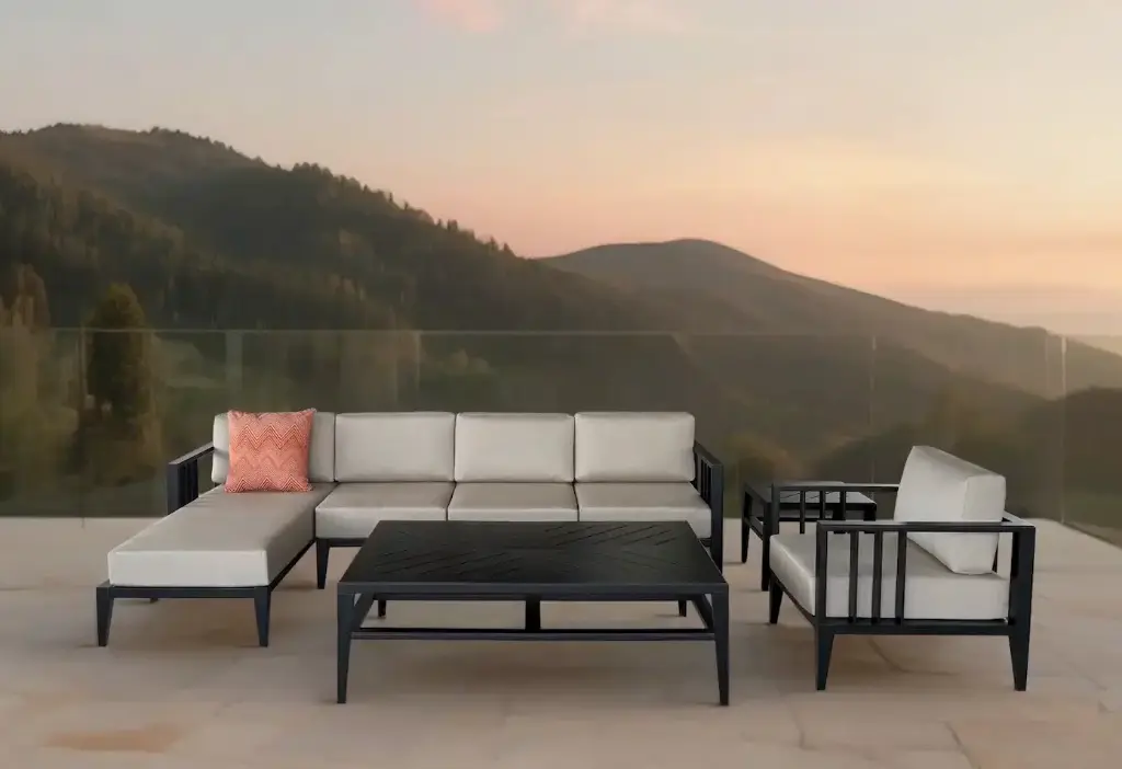 Malibu 39" Square Coffee Table