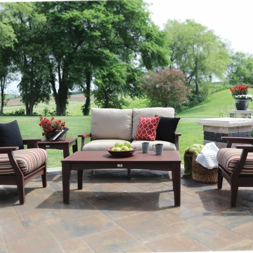 Classic Terrace Loveseat Poly Patio Furniture