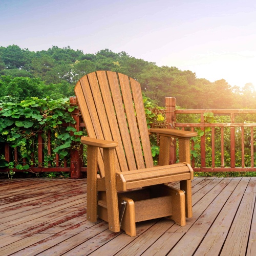 Fanback Chair Glider Outdoor Patio Furniture