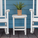 Oval Side Table Outdoor Patio Furniture