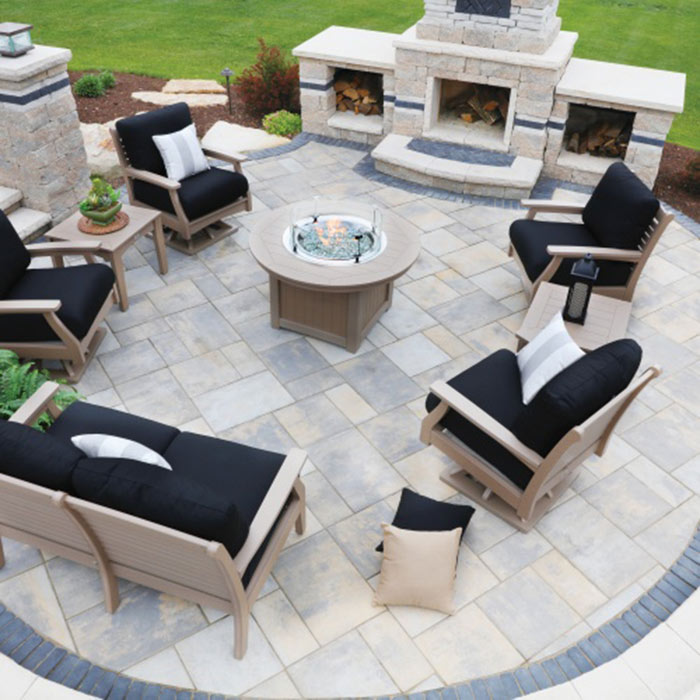 Classic Terrace Swivel Rocker Patio Furniture Sets