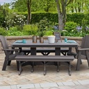 72&quot; Dining Bench Outdoor Patio Furniture
