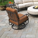 Mayfair Estate Club Swivel Glider Outdoor Living