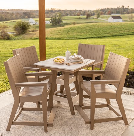 Mayhew Chat Counter Chair Poly Patio Furniture