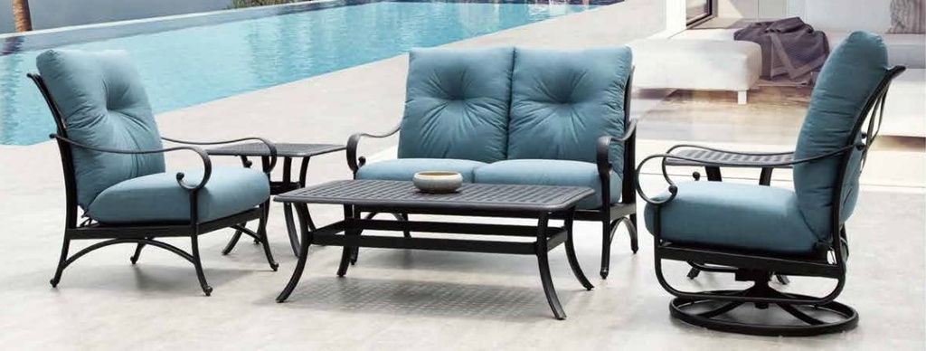 Santa Barbara Full Cushion Swivel Rocker Patio Furniture
