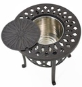 Mayfair 20" Round Ice Bucket Side Table Outdoor Furniture