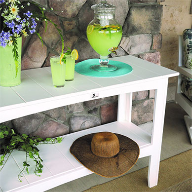 Buffet Table by Berlin Gardens Outdoor Poly Furniture