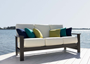 Leeward MGP Cushion Three-Seat Sofa Patio Furniture