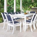 Leeward MGP Sling Stacking Armless Side Chair Patio Furniture