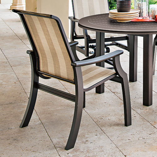 St. Catherine MGP Sling Arm Chair Patio Furniture