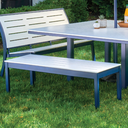 Bazza Bench 54&quot; Flat Bench Patio Furniture