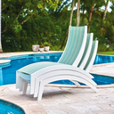 Dune MGP Sling Stacking Hydro-Lounge Chaise Patio Furniture