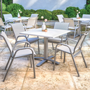 Gardenella Sling Stacking Bistro Chair Patio Furniture